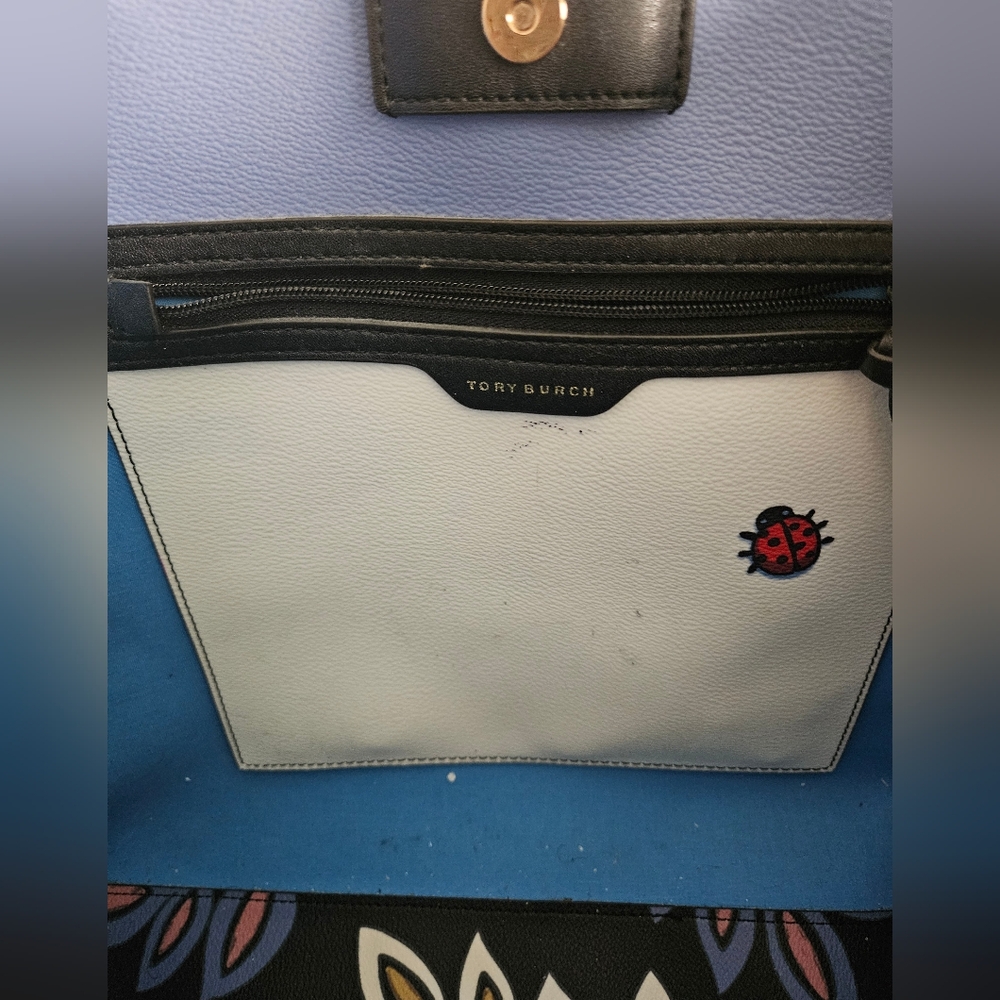 Floral Black Tote Bag - Picture 2 of 6